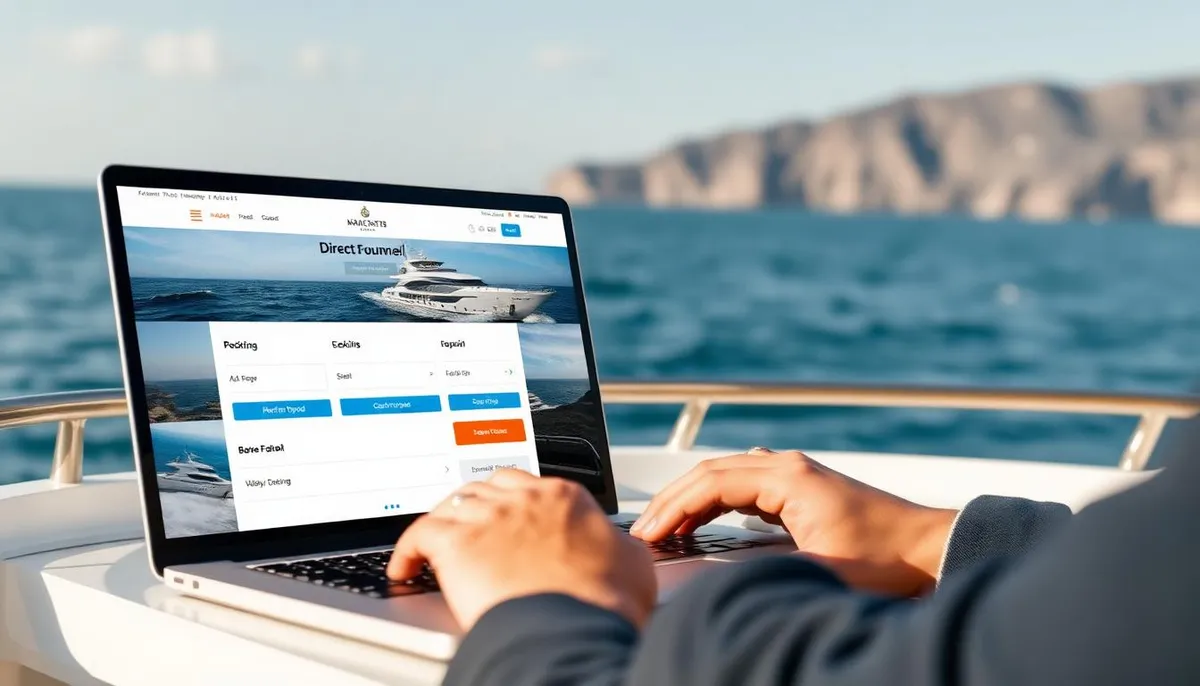 Direct Booking Funnel for Yacht Charters: 5 Stages to Cut Broker Dependency