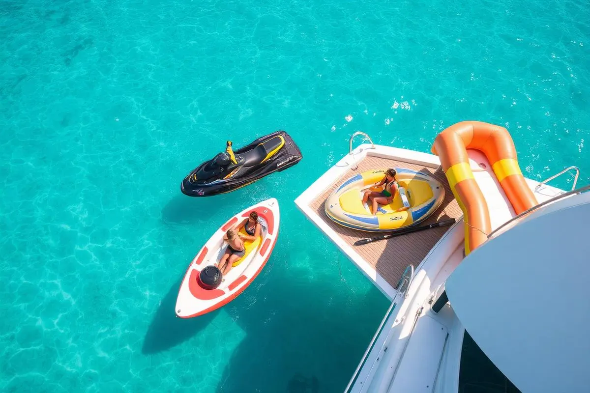 Yacht Charter Amenities & Water Toys: The ROI of a Premium Toy Inventory