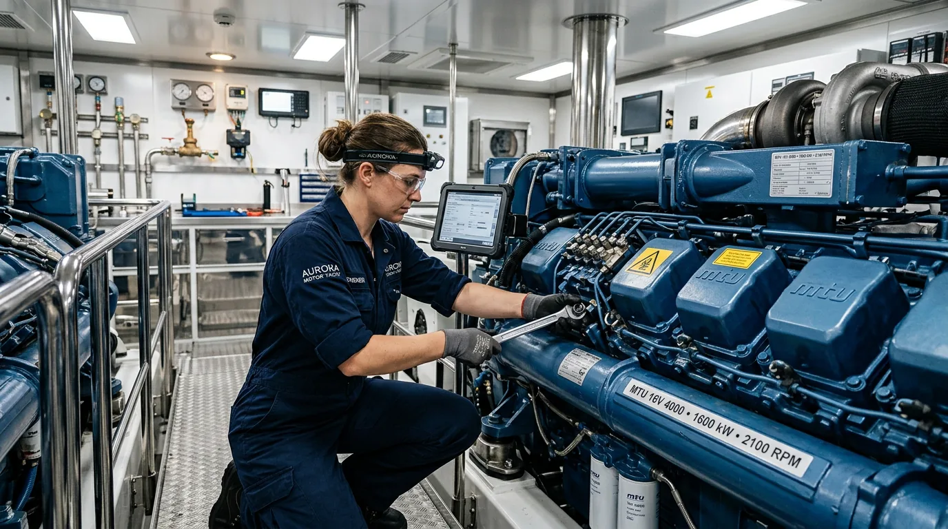 Charter Yacht Maintenance Schedule