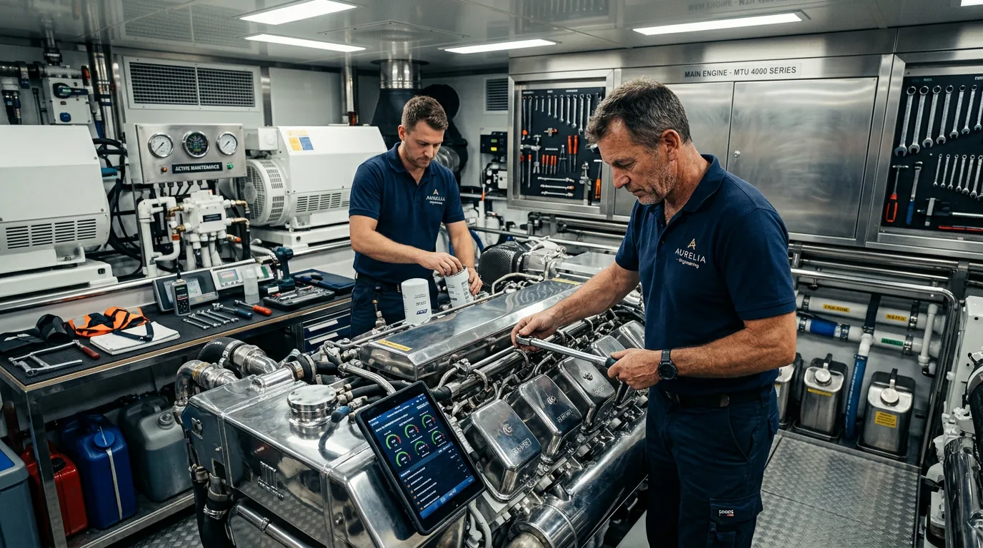 Charter Yacht Maintenance Schedule for Maximum Uptime — supporting visual