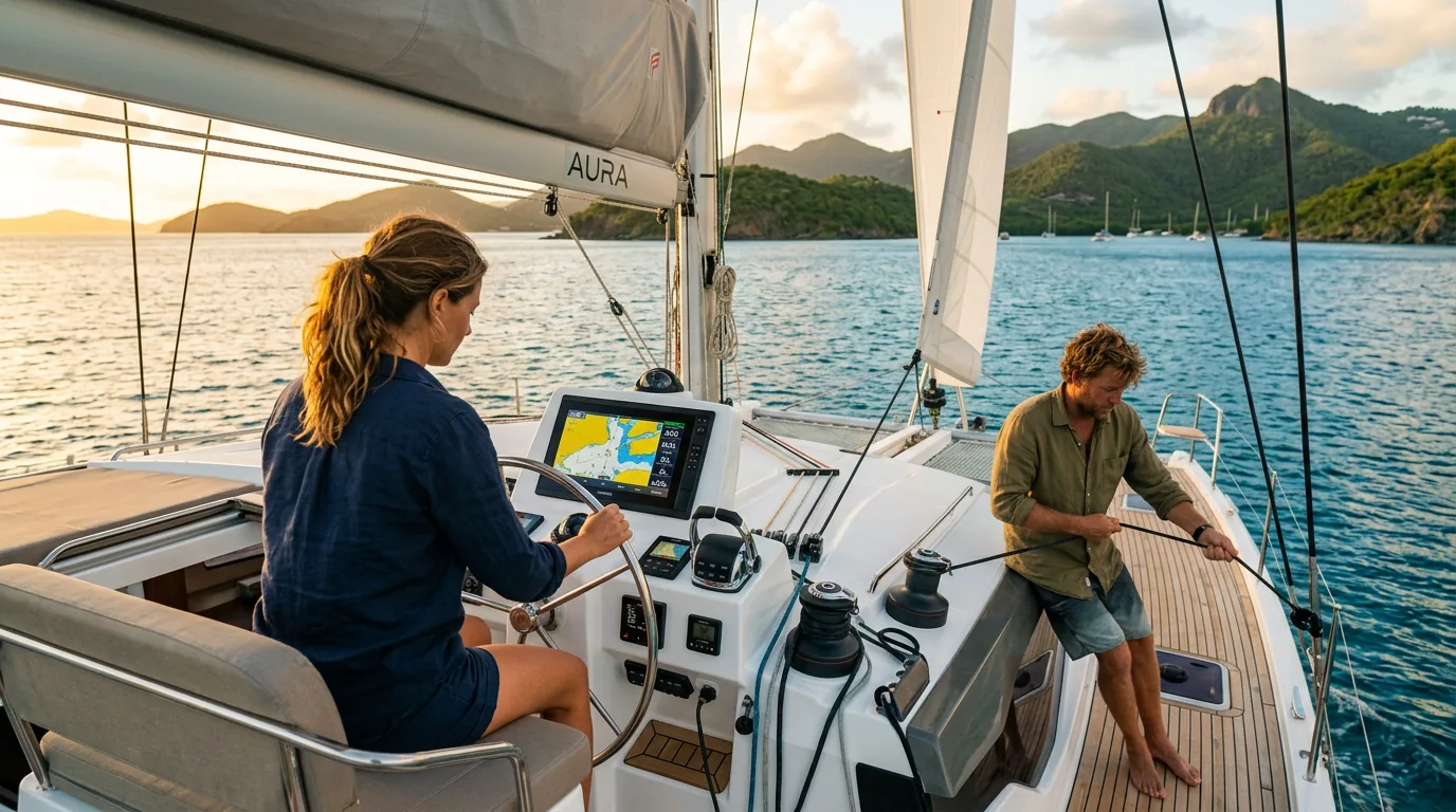 What's the Difference Between Crewed and Bareboat Yacht Charters? — supporting visual