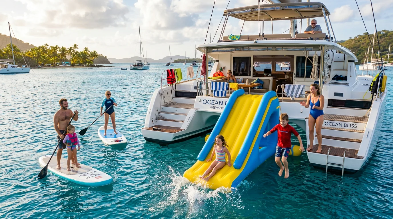 Family Yacht Charter: Best Yachts, Safety and Onboard Activities
