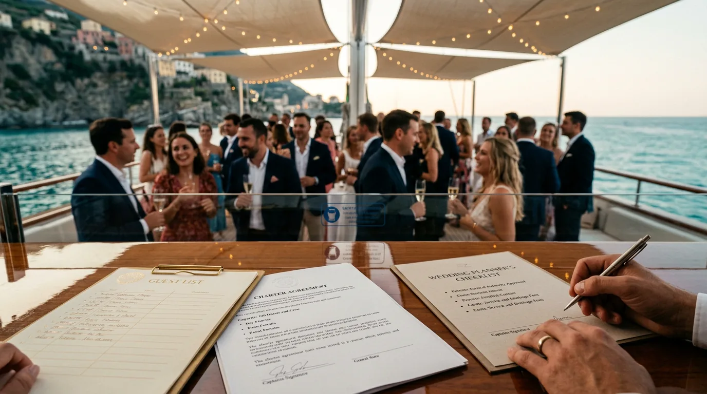 Wedding Yacht Charter: Guest Capacity, Costs and Permits — supporting visual