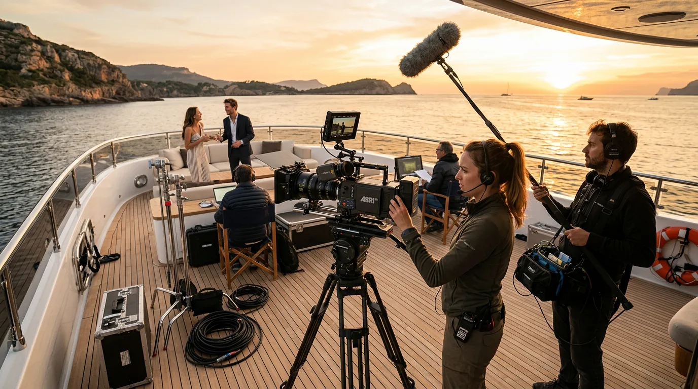 Yacht Charter for Film Productions: Logistics and Costs