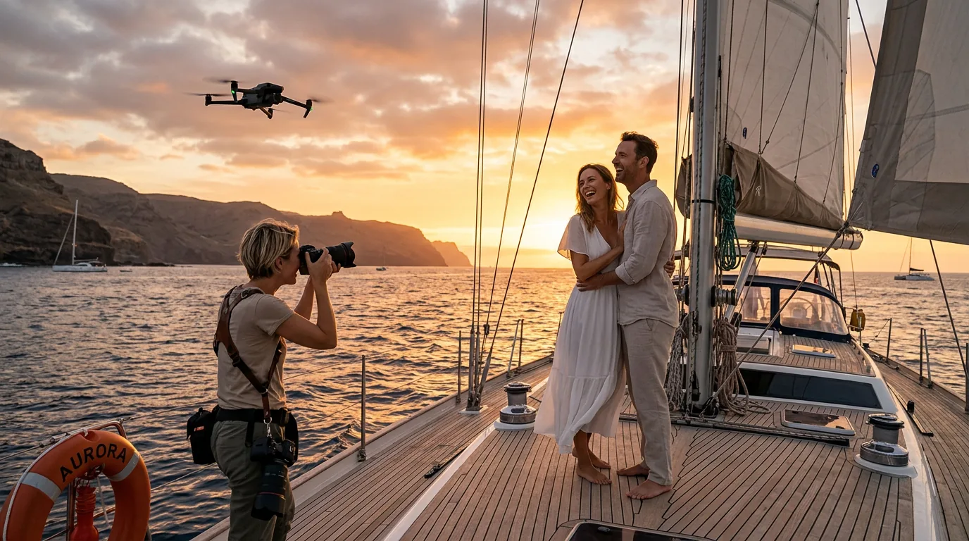Yacht Charter Photography Onboard